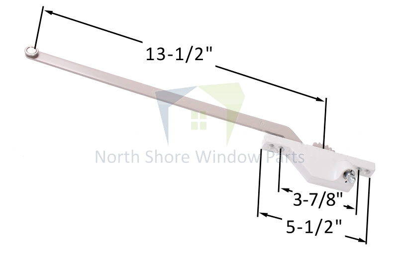 Single-Arm-Casement-Window-Operator-Roto-Gear-13.5-Front-Mount-Right