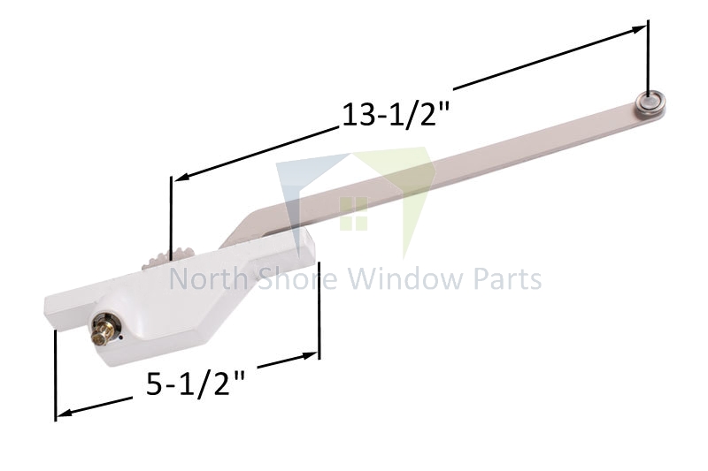 Single-Arm-Casement-Window-Operator-Roto-Gear-13.5-Rear-Mount-Left-1